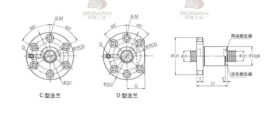 KURODA GD1605JT-CDPR 日本黑田精工丝杠钢珠安装方法