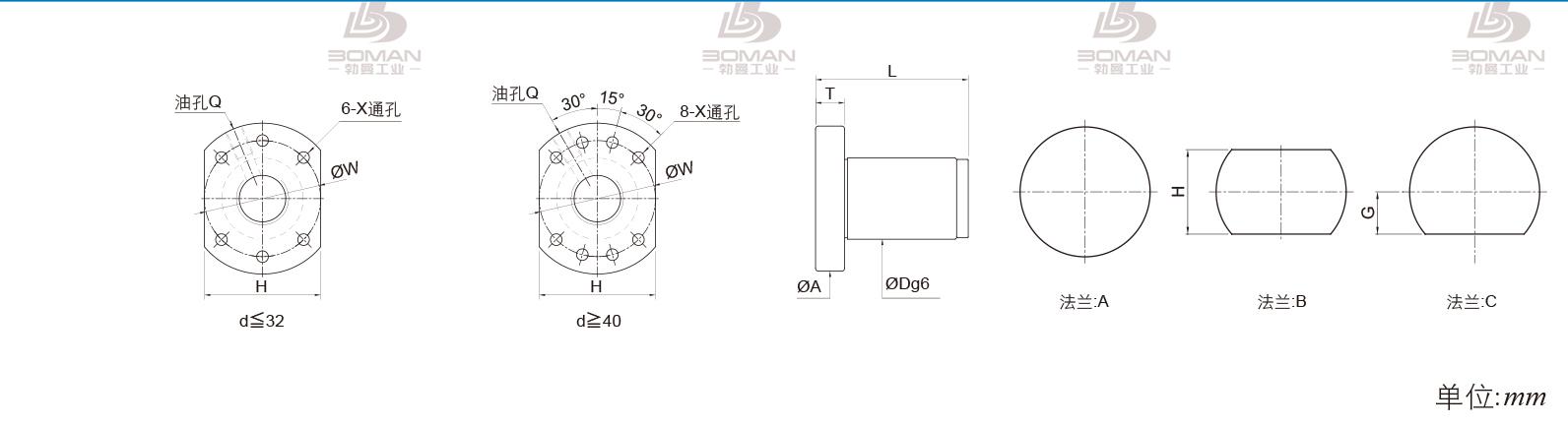 PMI FSDU3232C-3.0P pmi丝杆广州一级经销商
