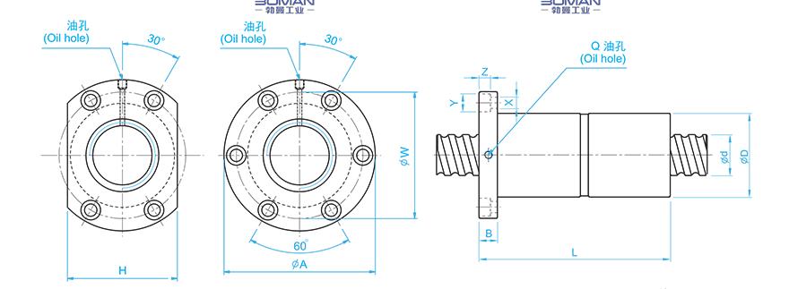 TBI DFV08020-4.8 tbi丝杠螺母